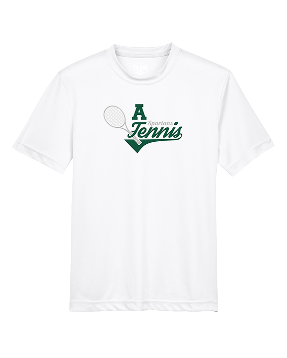 Athens Academy Tennis Swirl - Youth Performance Shirt