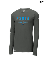 Azusa HS Football Design 2 - Mens Nike Longsleeve