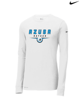 Azusa HS Football Design 2 - Mens Nike Longsleeve