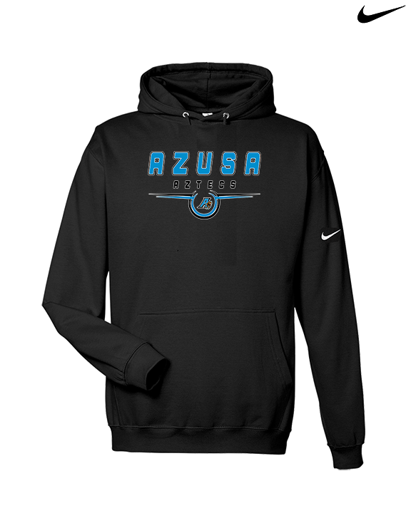 Azusa HS Football Design 2 - Nike Club Fleece Hoodie