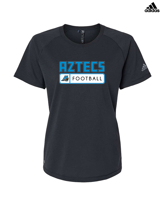 Azusa HS Football Pennant 2 - Womens Adidas Performance Shirt
