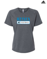 Azusa HS Football Pennant 2 - Womens Adidas Performance Shirt
