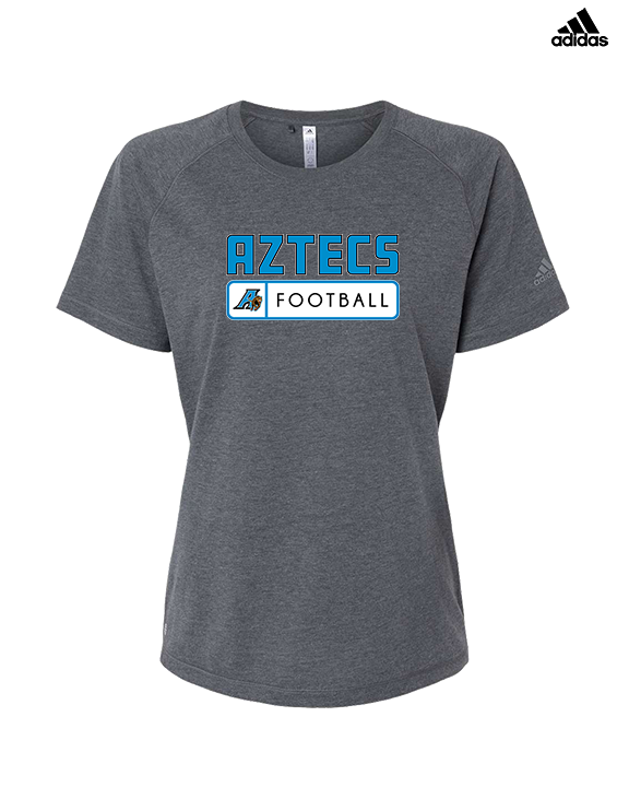 Azusa HS Football Pennant 2 - Womens Adidas Performance Shirt