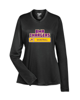 BMR Boys Basketball Pennant - Womens Performance Longsleeve
