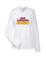 BMR Boys Basketball Pennant - Womens Performance Longsleeve