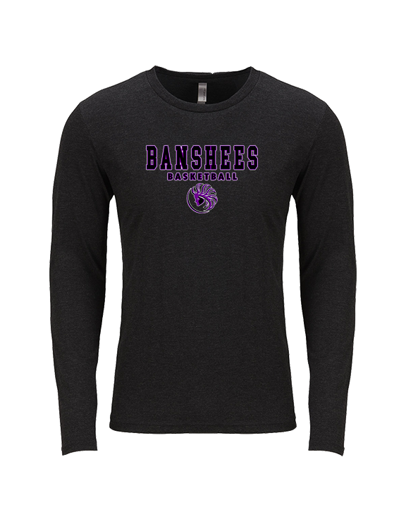 Banshees Basketball Club Block - Tri-Blend Long Sleeve