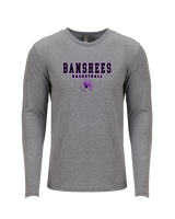Banshees Basketball Club Block - Tri-Blend Long Sleeve