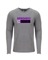 Banshees Basketball Club Pennant - Tri-Blend Long Sleeve