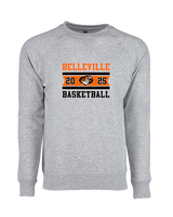 Belleville HS Boys Basketball Stamp - Crewneck Sweatshirt