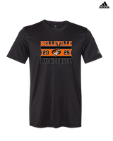 Belleville HS Boys Basketball Stamp - Mens Adidas Performance Shirt