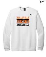 Belleville HS Boys Basketball Stamp - Mens Nike Crewneck