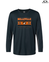 Belleville HS Boys Basketball Stamp - Mens Oakley Longsleeve