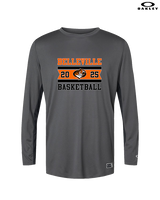 Belleville HS Boys Basketball Stamp - Mens Oakley Longsleeve