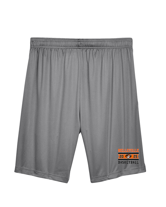 Belleville HS Boys Basketball Stamp - Mens Training Shorts with Pockets