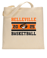Belleville HS Boys Basketball Stamp - Tote