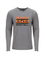 Belleville HS Boys Basketball Stamp - Tri-Blend Long Sleeve