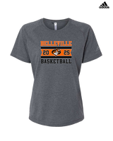 Belleville HS Boys Basketball Stamp - Womens Adidas Performance Shirt