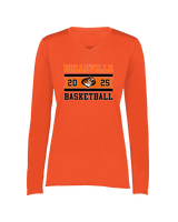 Belleville HS Boys Basketball Stamp - Womens Performance Longsleeve