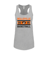 Belleville HS Boys Basketball Stamp - Womens Tank Top