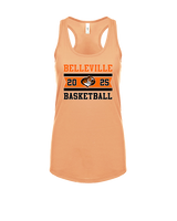 Belleville HS Boys Basketball Stamp - Womens Tank Top