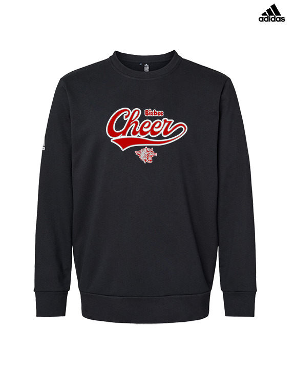 Bisbee HS Cheer Banner - Mens Adidas Crewneck