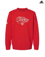 Bisbee HS Cheer Banner - Mens Adidas Crewneck