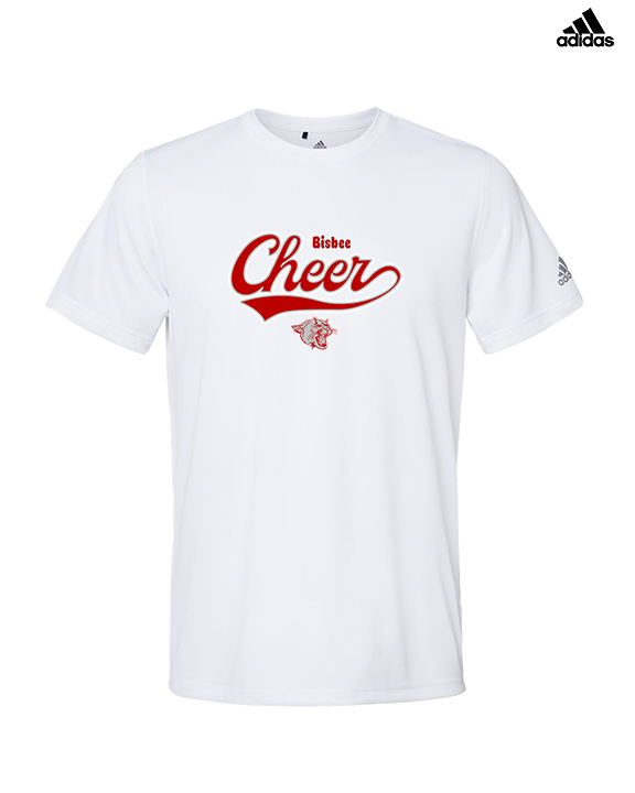 Bisbee HS Cheer Banner - Mens Adidas Performance Shirt