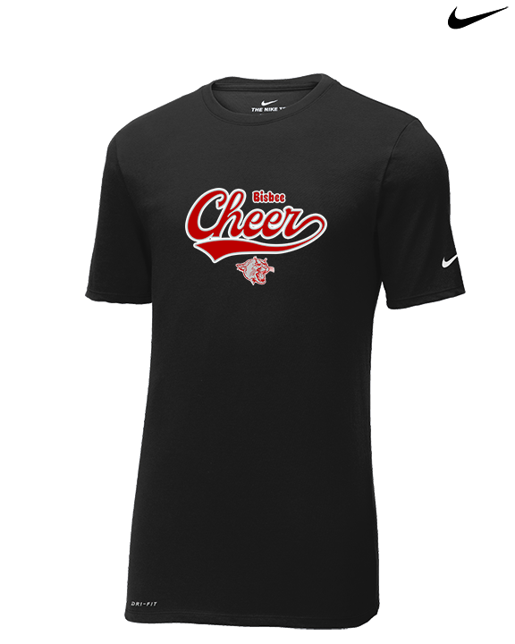 Bisbee HS Cheer Banner - Mens Nike Cotton Poly Tee