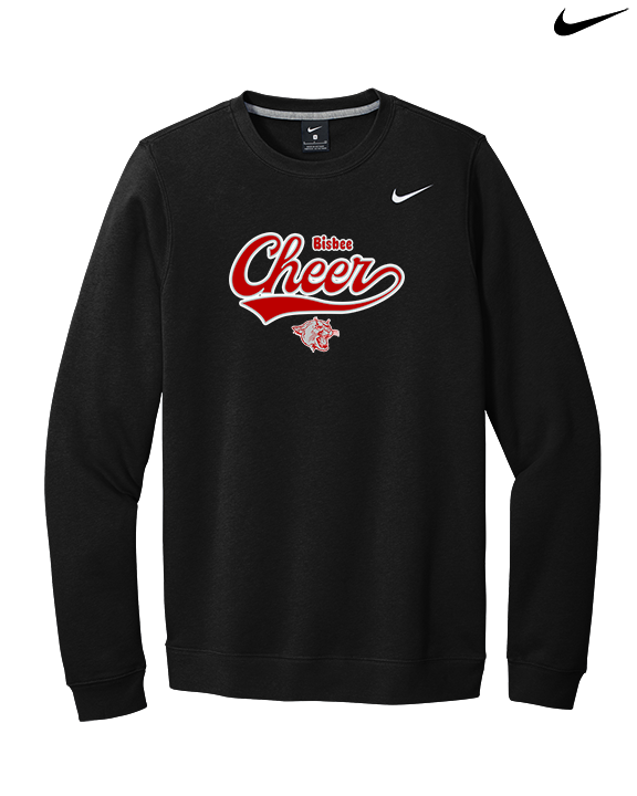 Bisbee HS Cheer Banner - Mens Nike Crewneck