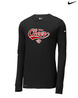 Bisbee HS Cheer Banner - Mens Nike Longsleeve