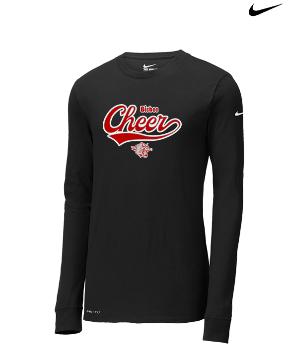 Bisbee HS Cheer Banner - Mens Nike Longsleeve
