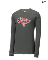 Bisbee HS Cheer Banner - Mens Nike Longsleeve