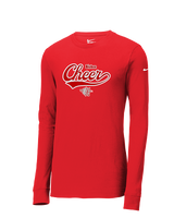 Bisbee HS Cheer Banner - Mens Nike Longsleeve