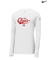 Bisbee HS Cheer Banner - Mens Nike Longsleeve