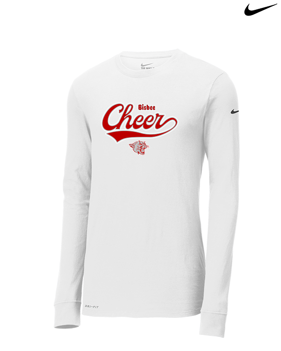 Bisbee HS Cheer Banner - Mens Nike Longsleeve