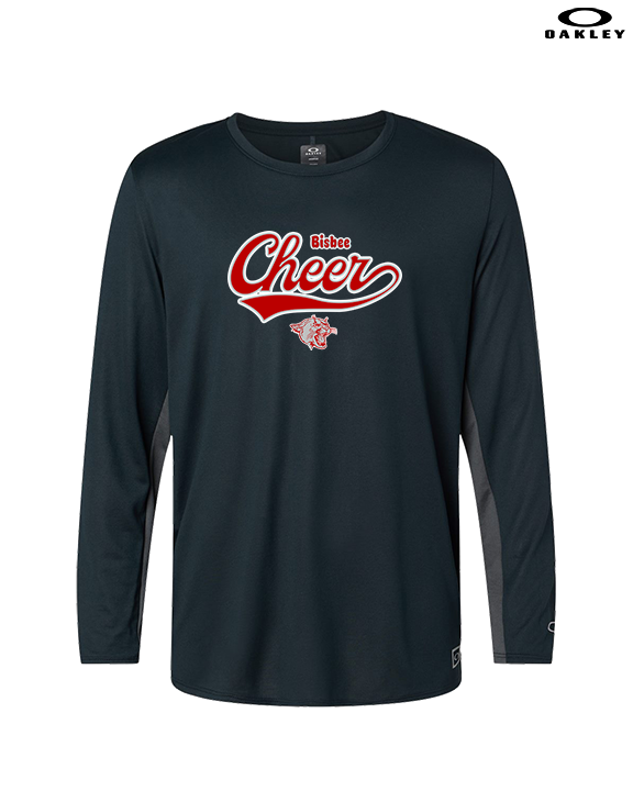 Bisbee HS Cheer Banner - Mens Oakley Longsleeve
