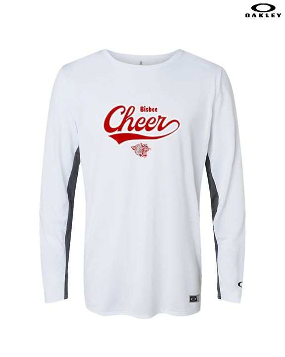 Bisbee HS Cheer Banner - Mens Oakley Longsleeve