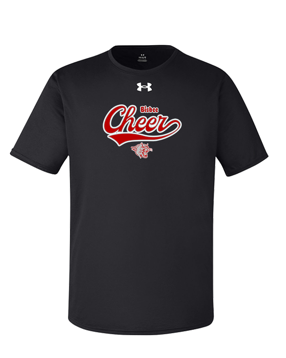 Bisbee HS Cheer Banner - Under Armour Mens Team Tech T-Shirt