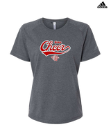 Bisbee HS Cheer Banner - Womens Adidas Performance Shirt