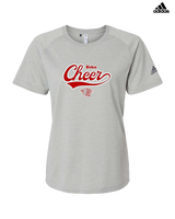 Bisbee HS Cheer Banner - Womens Adidas Performance Shirt