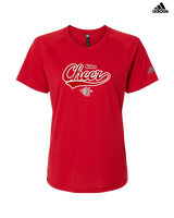 Bisbee HS Cheer Banner - Womens Adidas Performance Shirt
