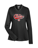 Bisbee HS Cheer Banner - Womens Performance Longsleeve