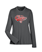 Bisbee HS Cheer Banner - Womens Performance Longsleeve