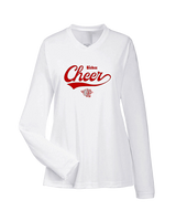 Bisbee HS Cheer Banner - Womens Performance Longsleeve