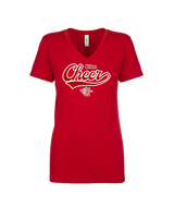 Bisbee HS Cheer Banner - Womens Vneck