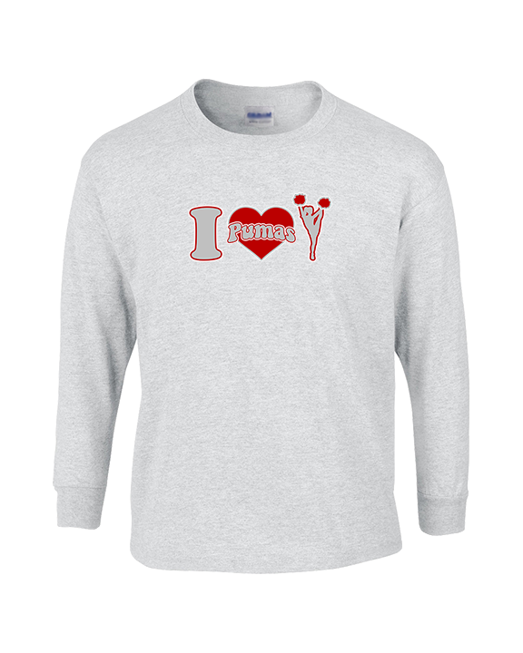 Bisbee HS Cheer I Heart Cheer - Cotton Longsleeve
