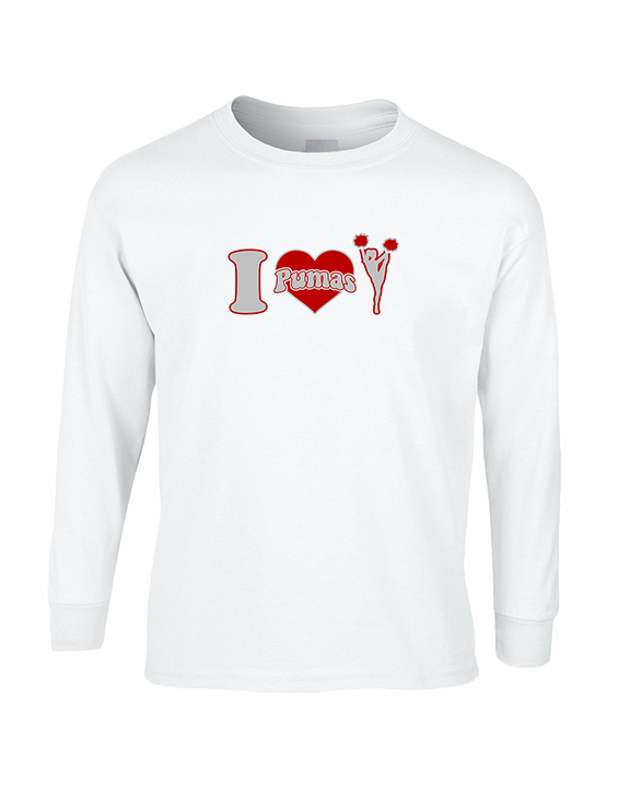 Bisbee HS Cheer I Heart Cheer - Cotton Longsleeve