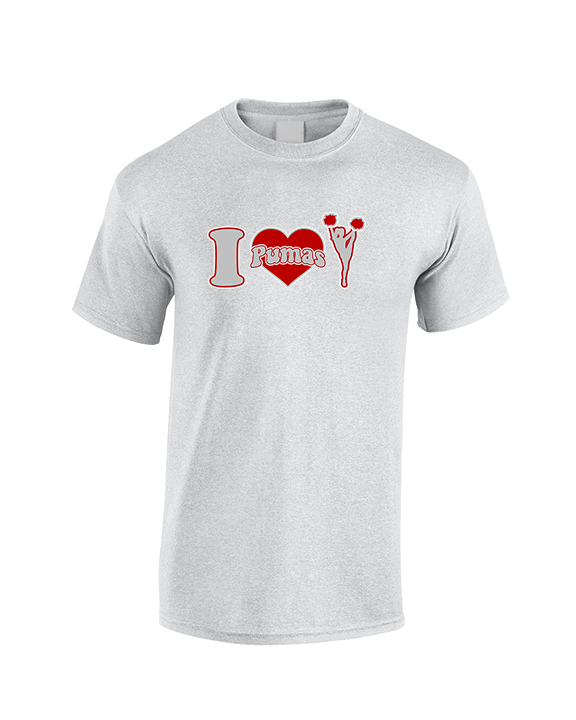 Bisbee HS Cheer I Heart Cheer - Cotton T-Shirt