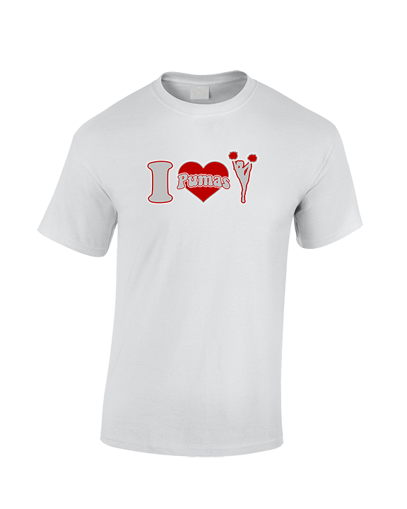 Bisbee HS Cheer I Heart Cheer - Cotton T-Shirt