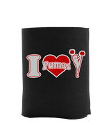 Bisbee HS Cheer I Heart Cheer - Koozie